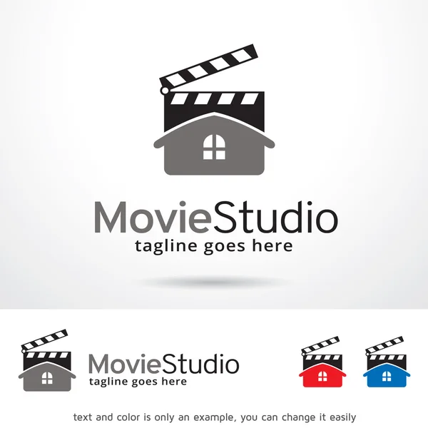 Film Studio Logo Vorlage Design Vektor — Stockvektor