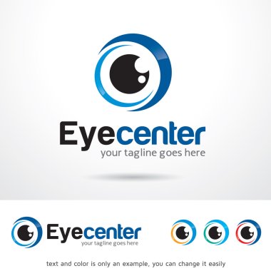 Eye Center Logo Template Design Vector