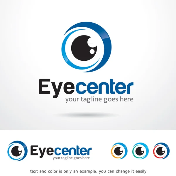 Eye Center Logo Template Design Vector — Stock Vector