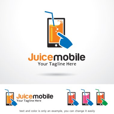 Mobil suyu Logo şablonu tasarlamak vektör