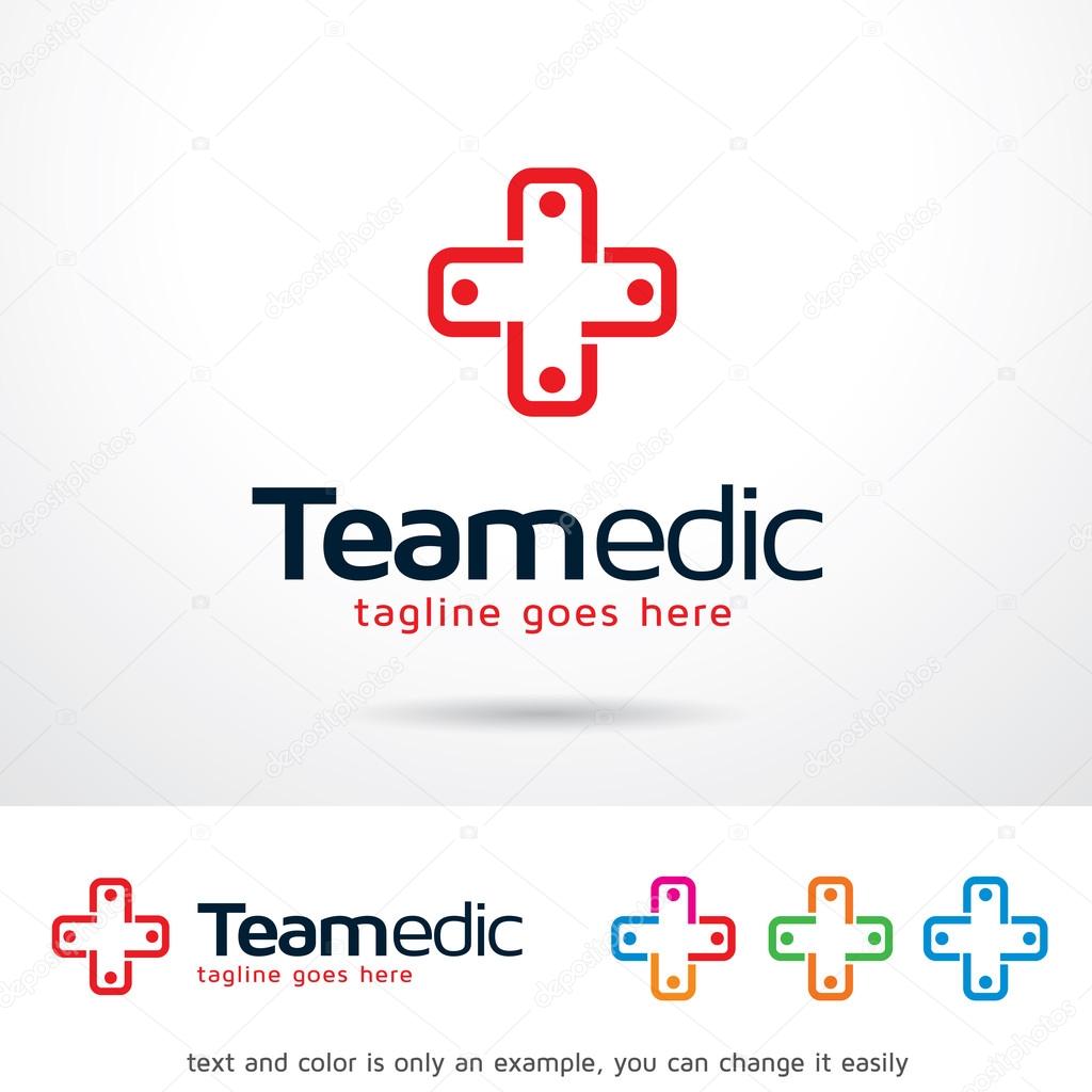 Medical Team Logo Template Design Vector