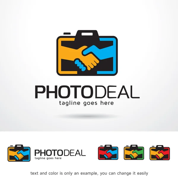 Fotografie Deal Logo Design șabloane Vector — Vector de stoc