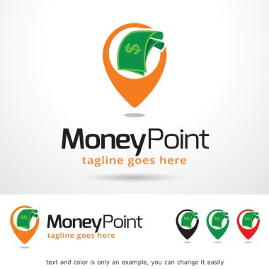 Money Point Logo Şablon Tasarım Vektörü