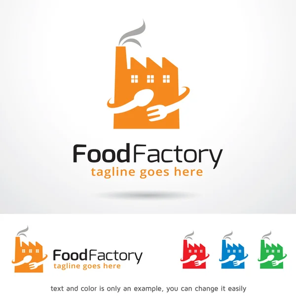 Výroba loga pro výrobce potravin, vektor návrhu — Stockový vektor