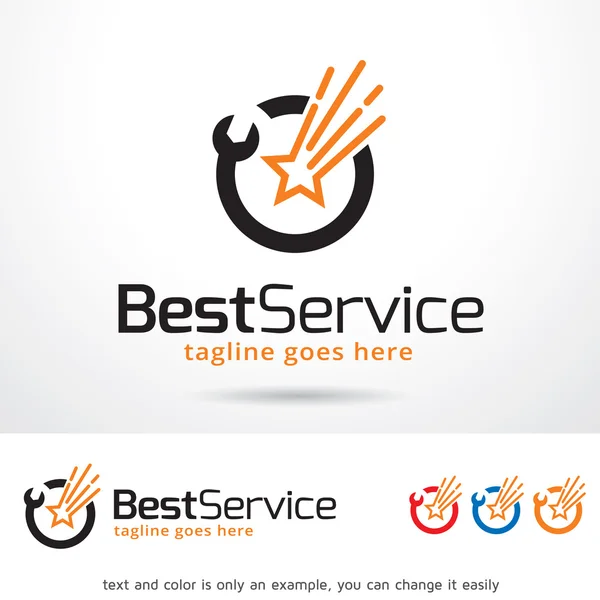 Najlepsza usługa Logo szablon wektor — Wektor stockowy