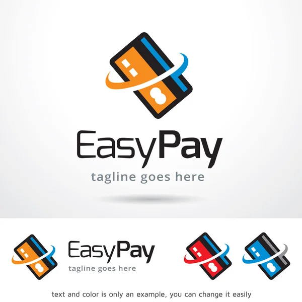 Easy Pay Logo Template Design Vector — Stock Vector