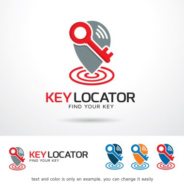 Anahtar Bulucu Logo şablonu tasarlamak vektör