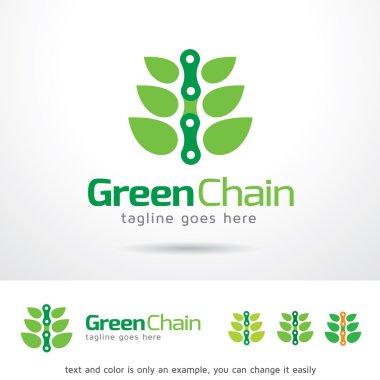 Eko yeşil Logo şablonu tasarlamak vektör
