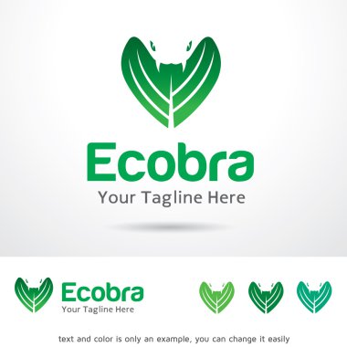 Ecobra Logo şablonu tasarlamak vektör