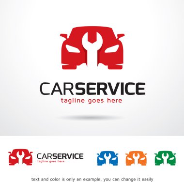 Araba Servisi Logo şablonu tasarlamak vektör