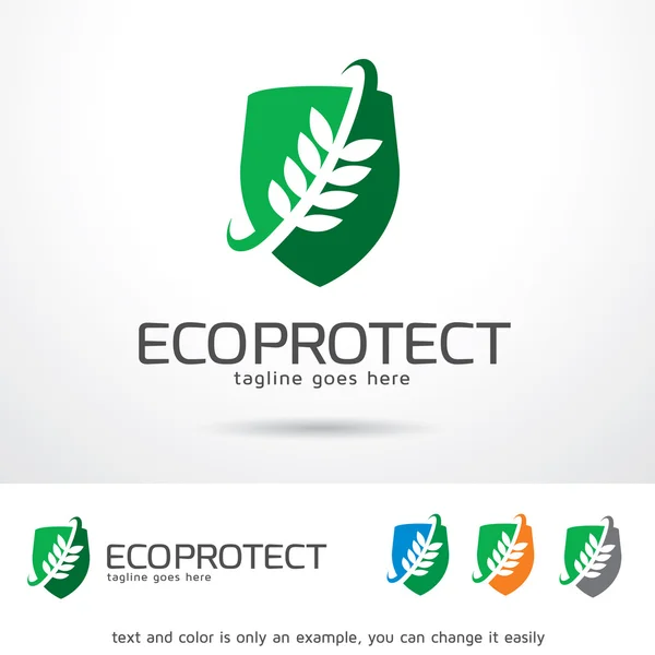 環境保護のロゴのテンプレートのデザインのベクトル — ストックベクタ