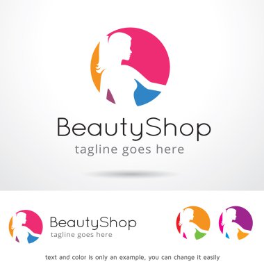 Güzellik Salonu Logo şablonu tasarlamak vektör