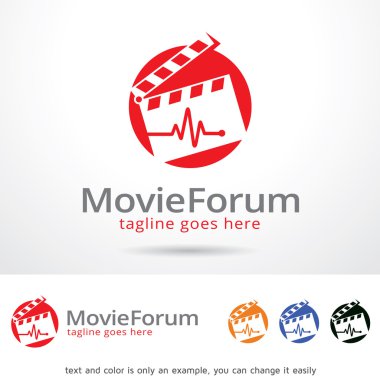 Film Forum Logo şablonu tasarlamak vektör