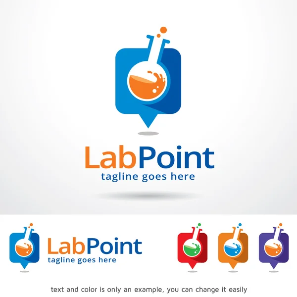 Вектор дизайна шаблонов Lab Point — стоковый вектор