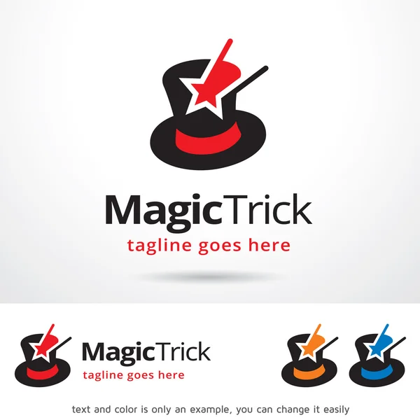 Hudba trik Logo šablony Design vektor — Stockový vektor