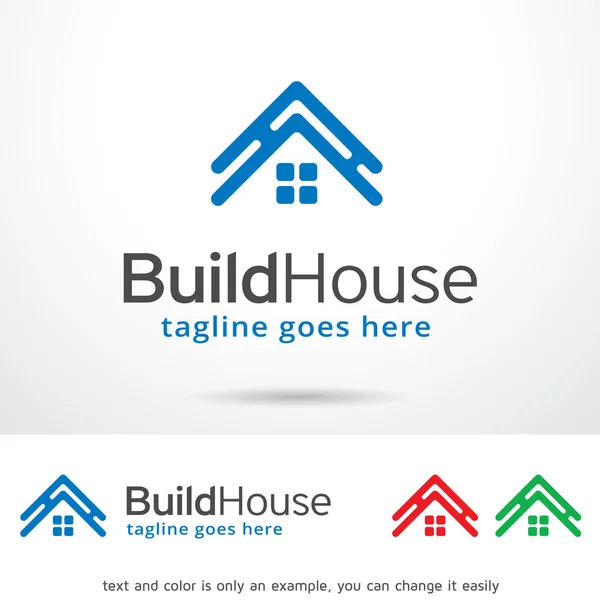建房子标志模板设计矢量 — 图库矢量图片