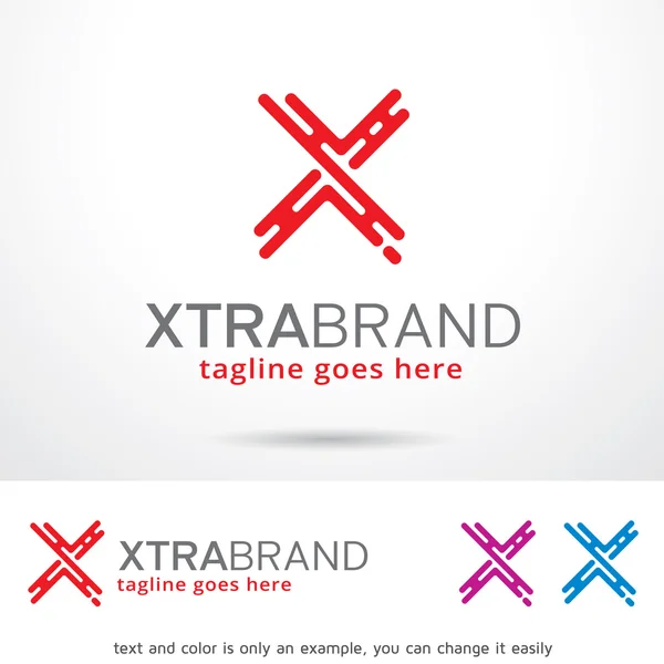 Xtrabrand Letter X Logo Template Design Vector - Stok Vektor