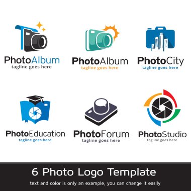 Fotoğraf Logo şablonu tasarım