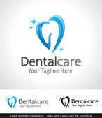 Dental Care Logo Template Design Vector