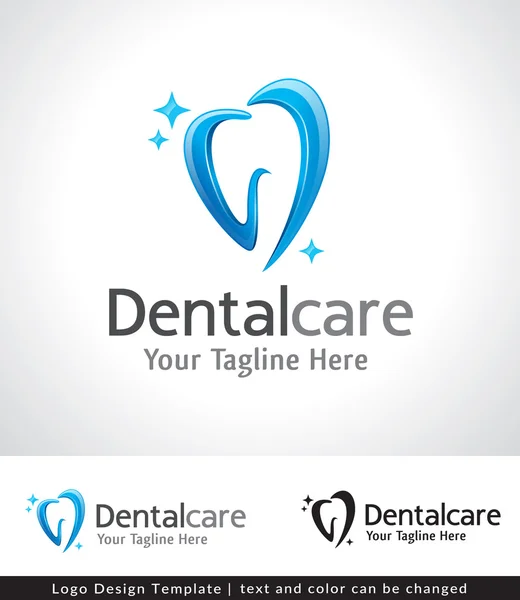 Dental Care Logo Template Design Vector — Stock Vector