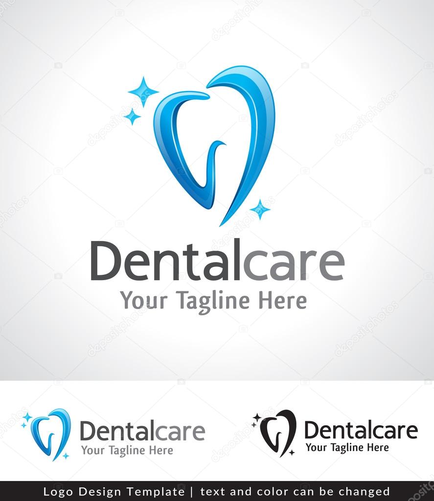 Dental Care Logo Template Design Vector