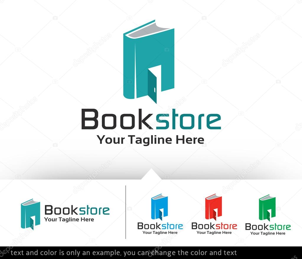 Book Store Logo Template Design Vector