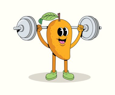 mango halter halter moda çizgi film illüstrasyonu