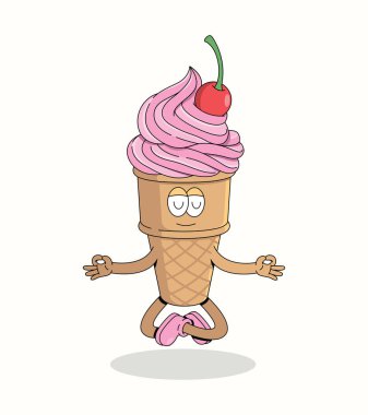 dondurma külahı meditasyonu harika çizgi film çizimi