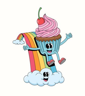 kek gökkuşağı slayt harika çizgi film çizimi