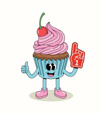 Kek köpüklü el modası çizgi film çizimi