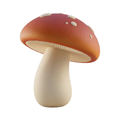 Ayrıntılı Solungaçlı 3D Mantar ResimleriName