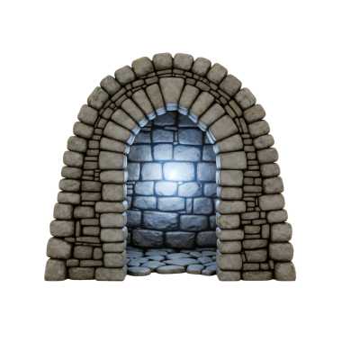 Korint Sütunları ve Tuğlalı Klasik Taş Mimarisi 3D Antik Roma Mimarisi