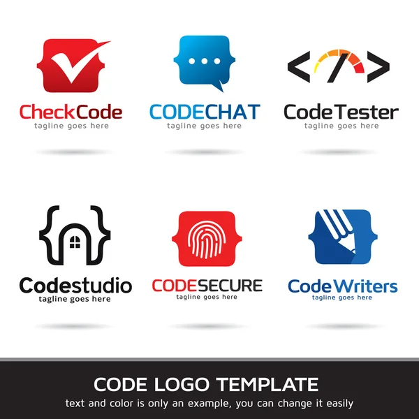 Code Logo Template Design Vector