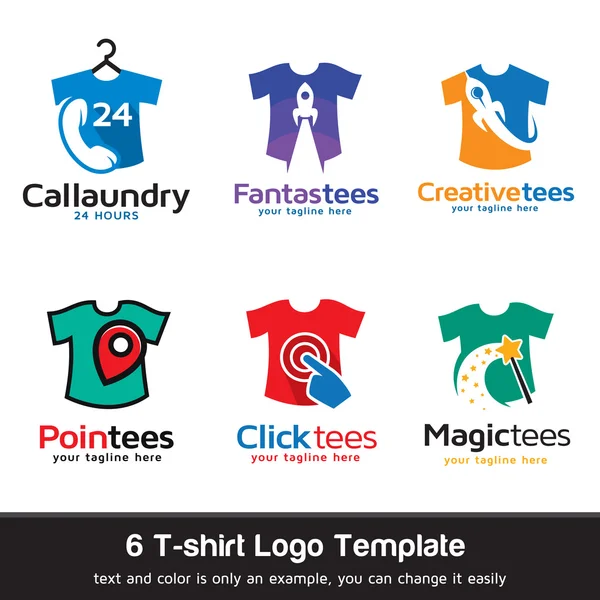 Tshirt  Logo Template Design Vector — ストックベクタ