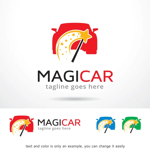 Magia samochodu Logo szablon wektor — Wektor stockowy