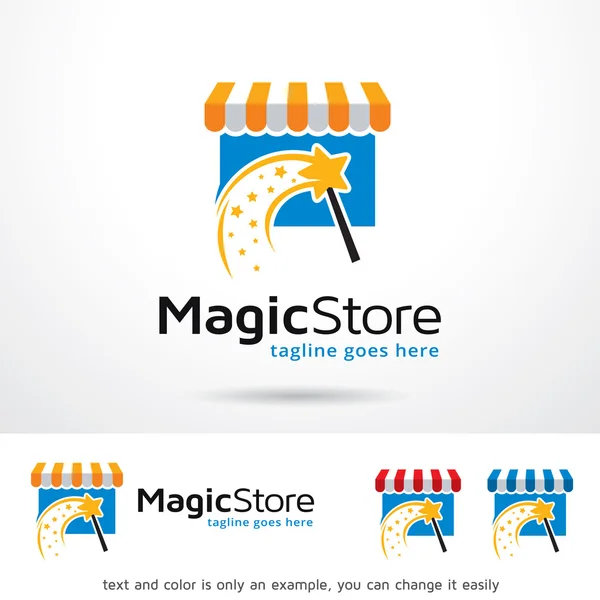 Magia sklep Logo szablon wektor — Wektor stockowy