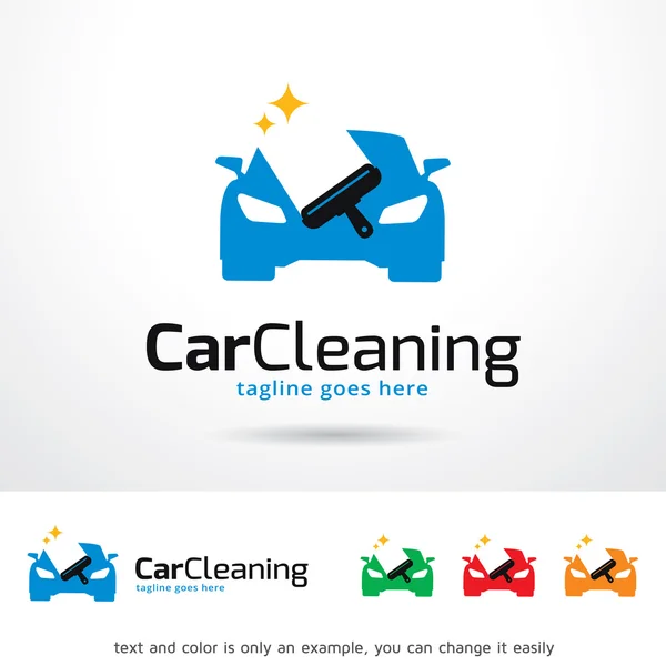 Car Cleaning Logo Template Design Vector — Stock Illustration Car Cleaning Logo Template Design Vector Vector Graphics
