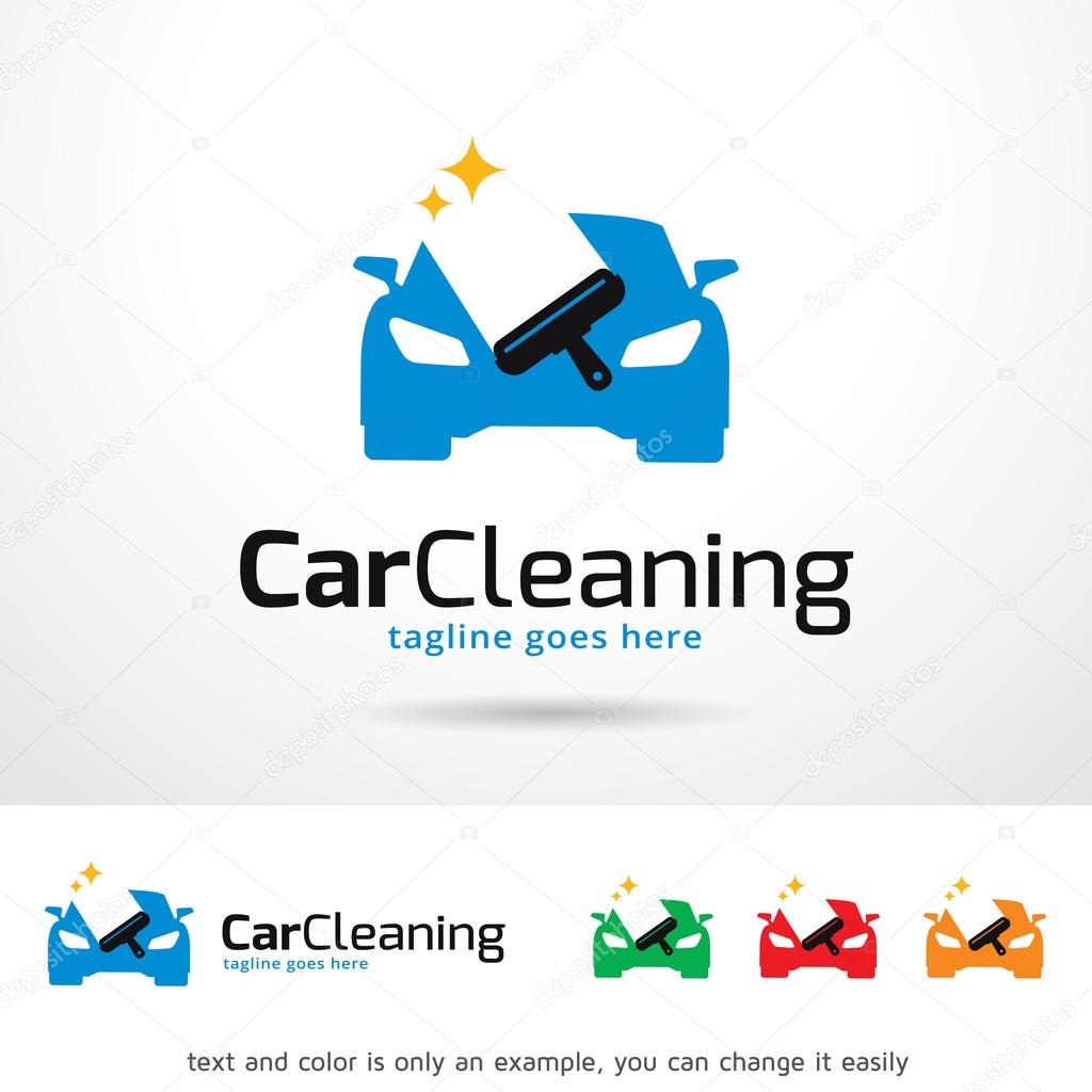 Car Cleaning  Logo Template Design Vector