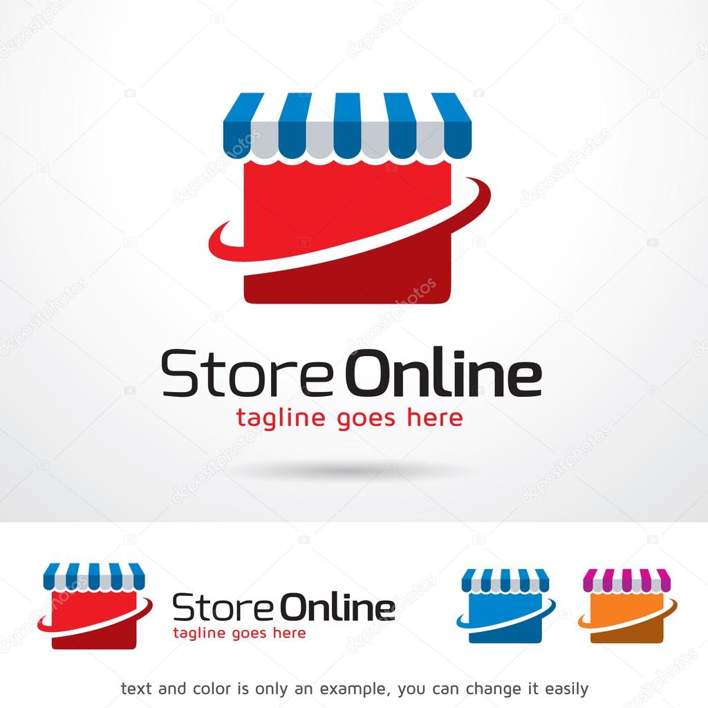Store Online Logo Template Design Vector