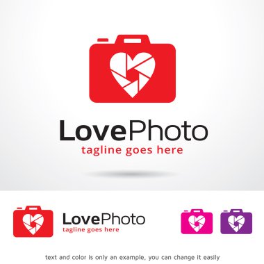 Love Photo Logo Template Design Vector