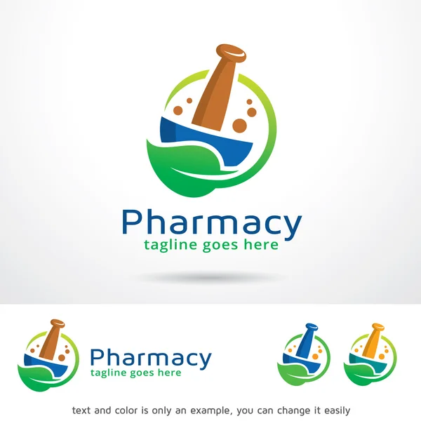 Διάνυσμα σχεδίασης λογότυπου φαρμακείου — Διανυσματικό Αρχείο