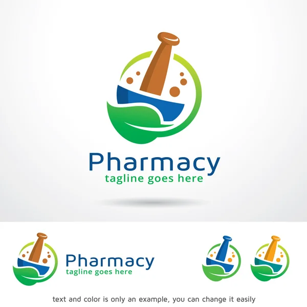 Vector de diseño de plantilla de logotipo de farmacia — Vector de stock