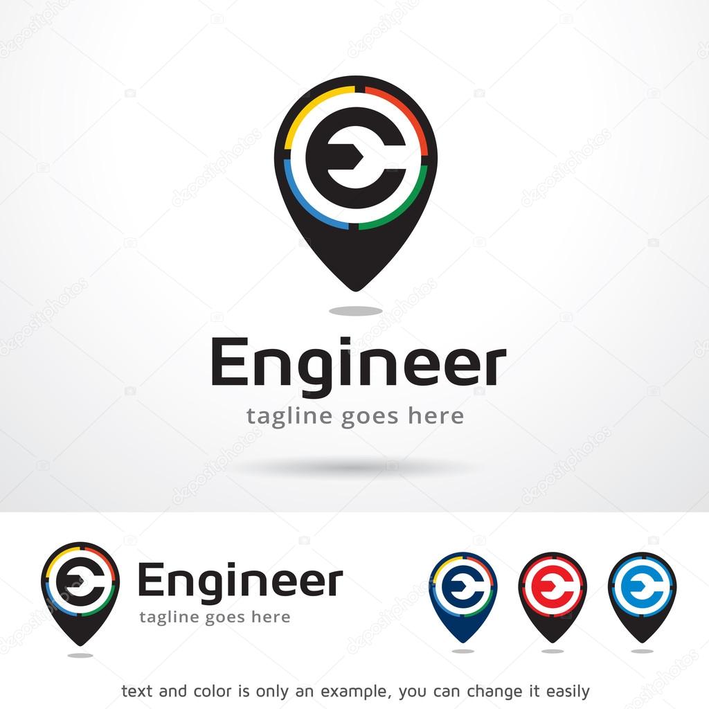 Engineer Letter E Logo Template Design Vector