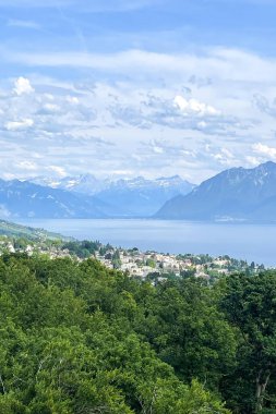 Dağ Vadisi Kasabasında Manzaralı Yolculuk