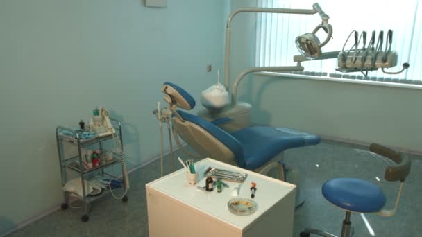 Dental czytelni. Panoramowanie poziome. — Wideo stockowe