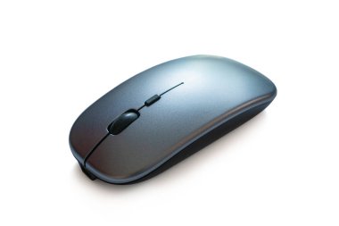 Kablosuz fare kırpma yolu ile beyaz arkaplanda izole edildi, Seçici odak