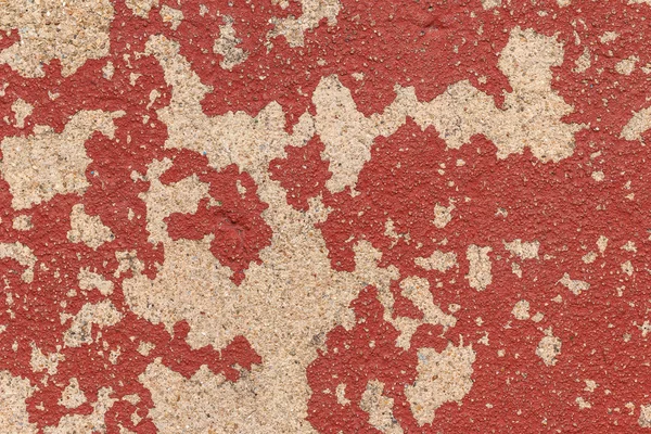Rosso cracking verniciato vecchio cemento texture . — Foto Stock