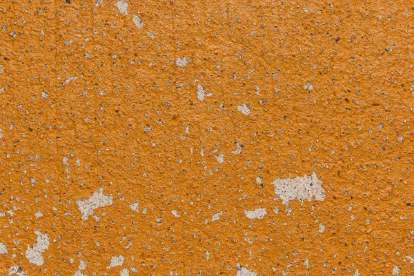 Yellow cracked painted old cement texture. — Stock Photo, Image