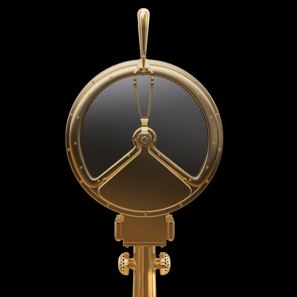 Illustratie van een golden globe — Stockfoto