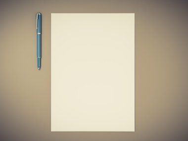 Kurumsal kimlik şablon tasarım Kırtasiye